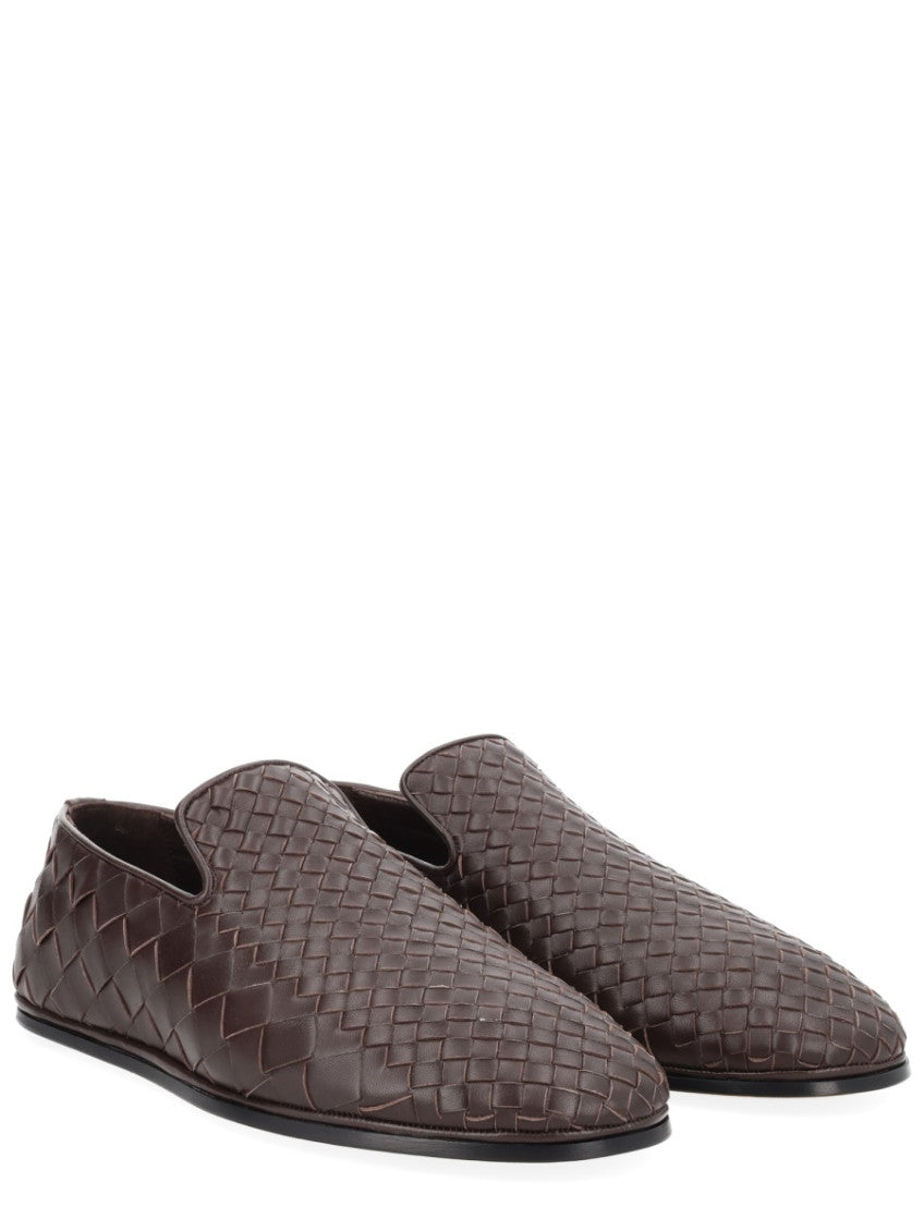 Brown Woven Collection Loafers 2