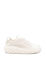 Off White Textured Sneakers 1