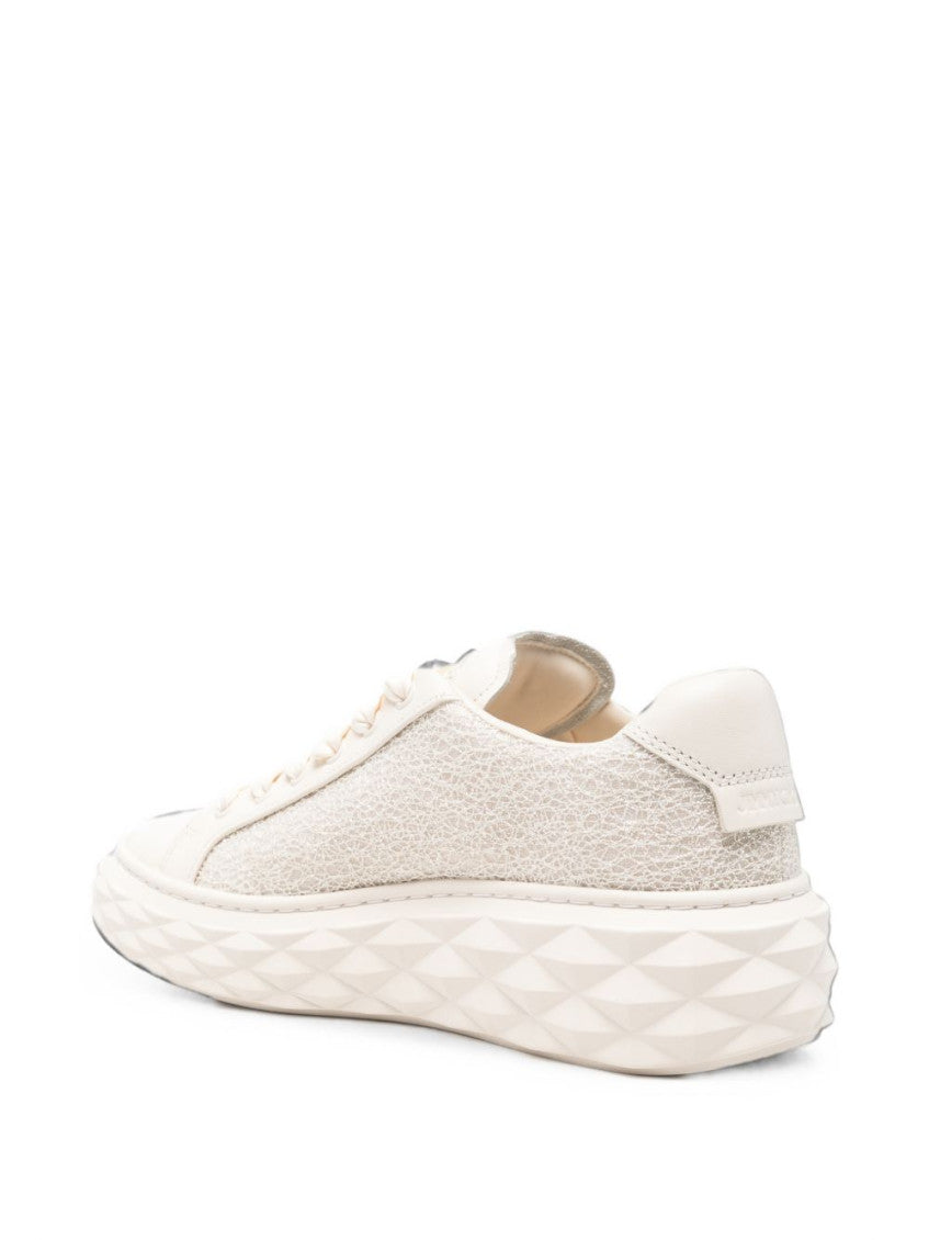 Off White Textured Sneakers 3