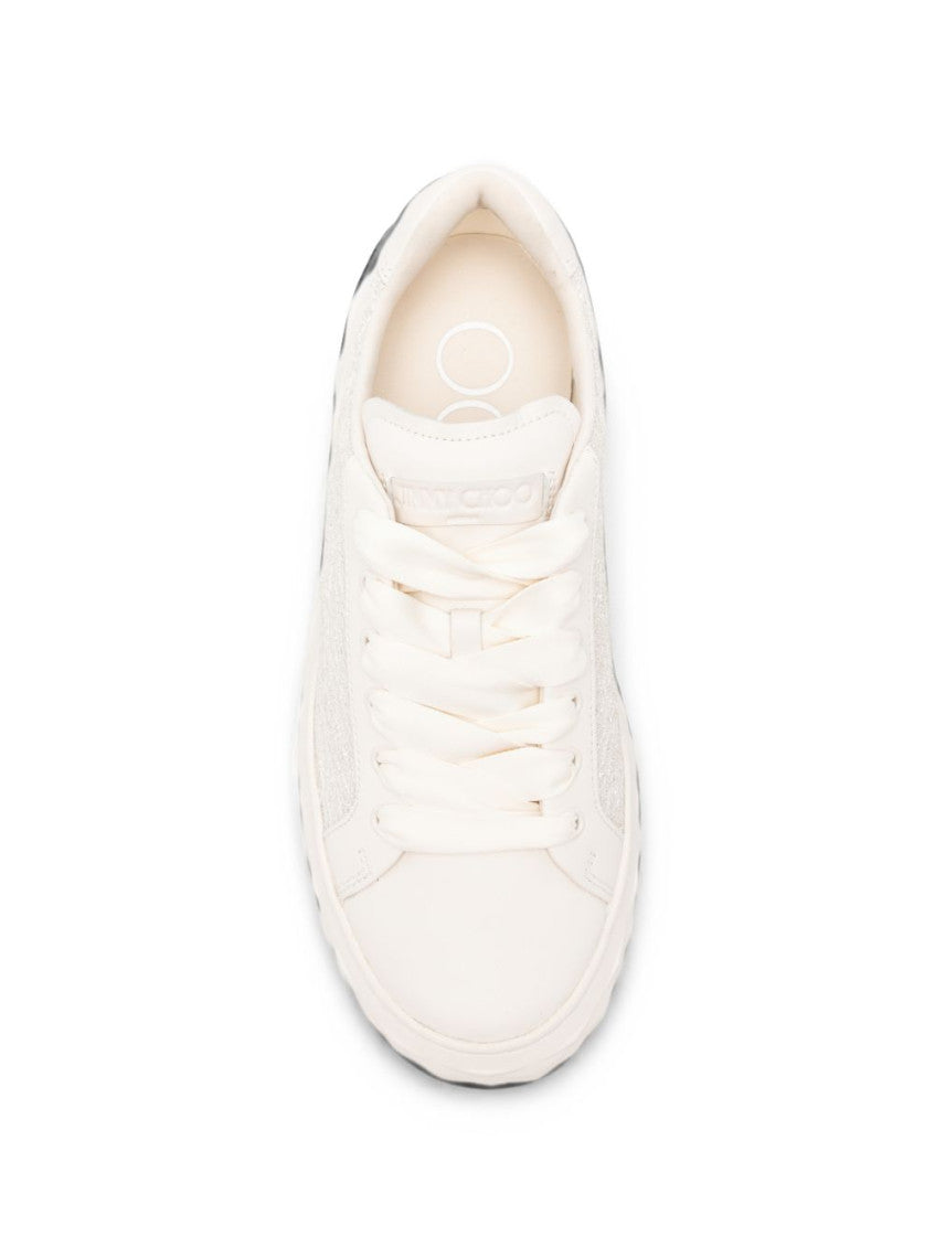 Off White Textured Sneakers 4