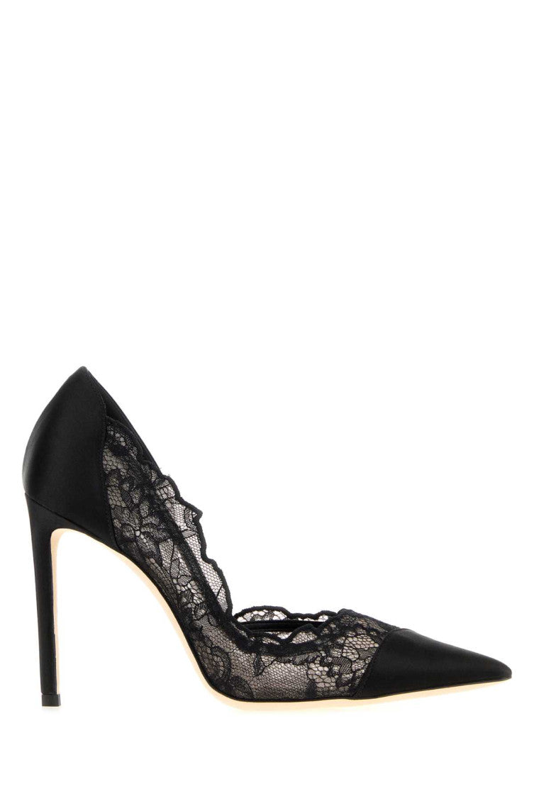 Black Lace Pumps 1