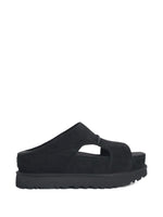 Black Slip-on Sandals 1