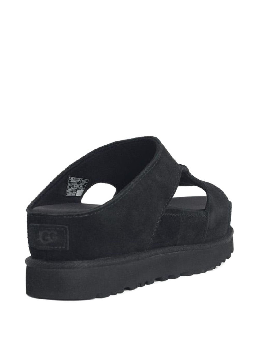 Black Slip-on Sandals 3