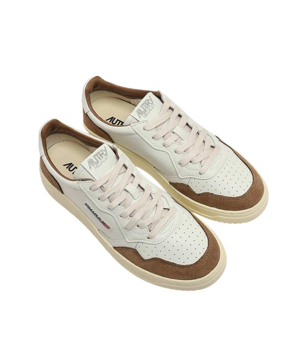 Brown Color-Block Sneakers 2