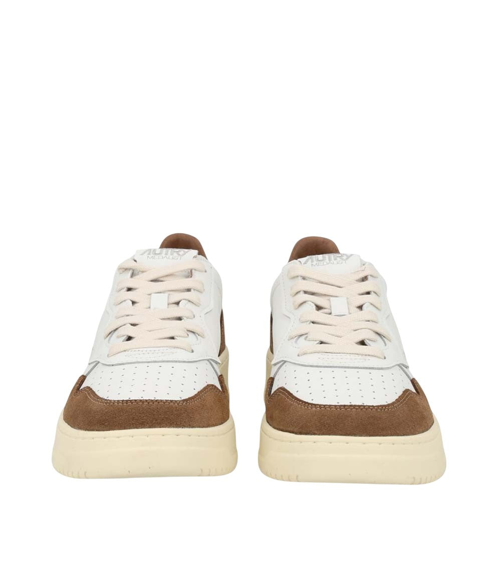 Brown Color-Block Sneakers 3