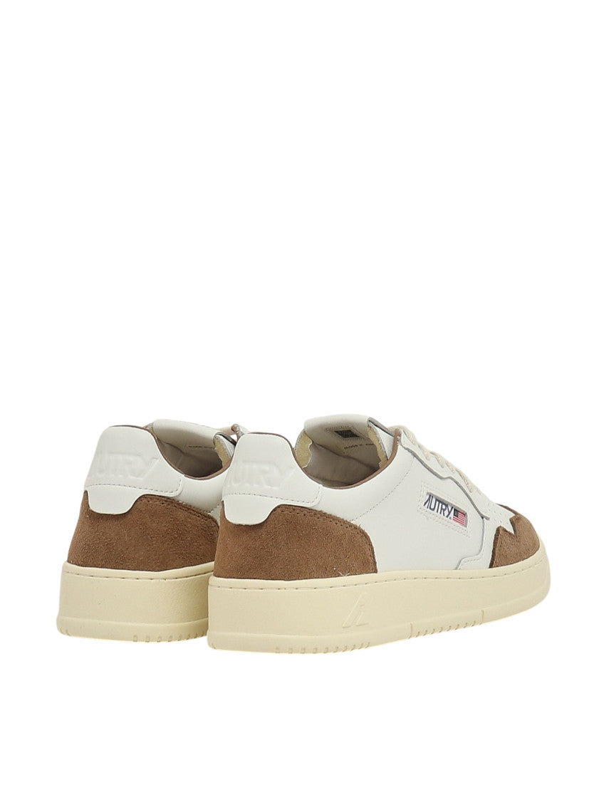 Brown Color-Block Sneakers 4