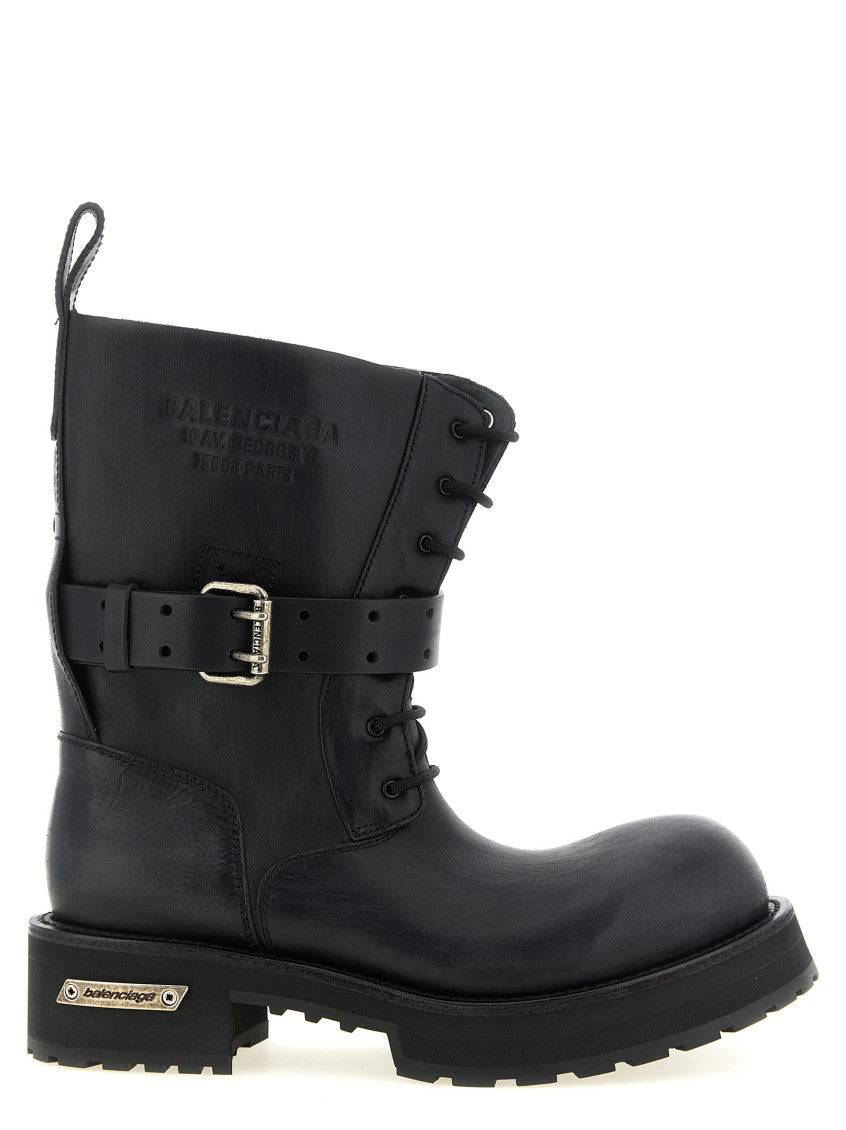 Black Logo Boots 1