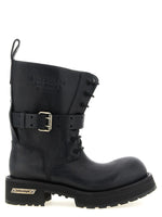 Black Logo Boots 1