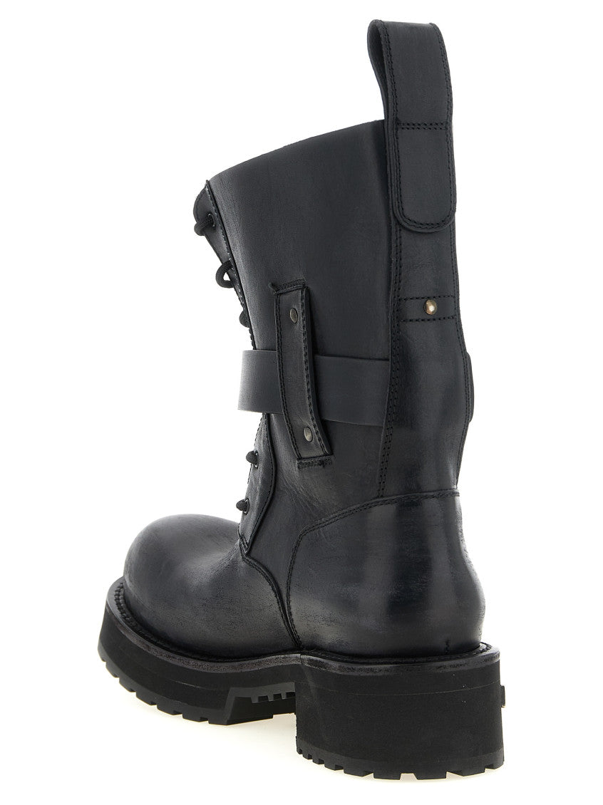 Black Logo Boots 3