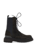 Black Lace Up Boots 1
