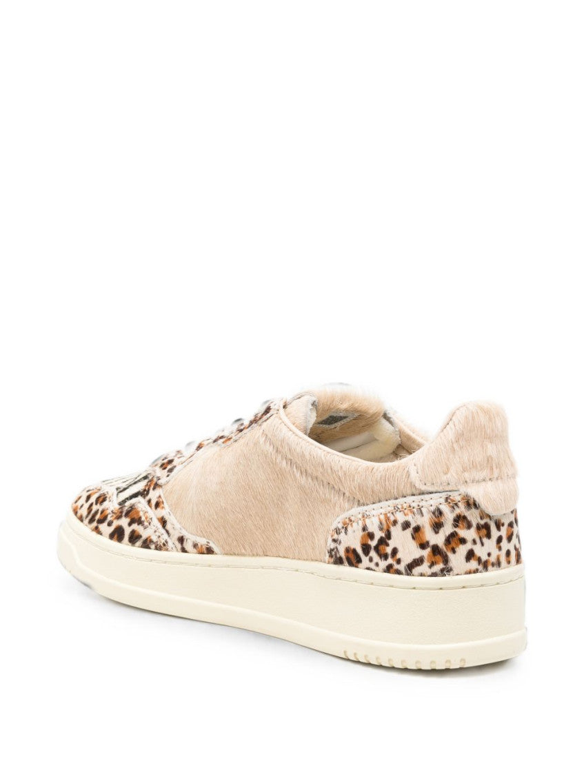 Leopard Print Logo Sneakers 3