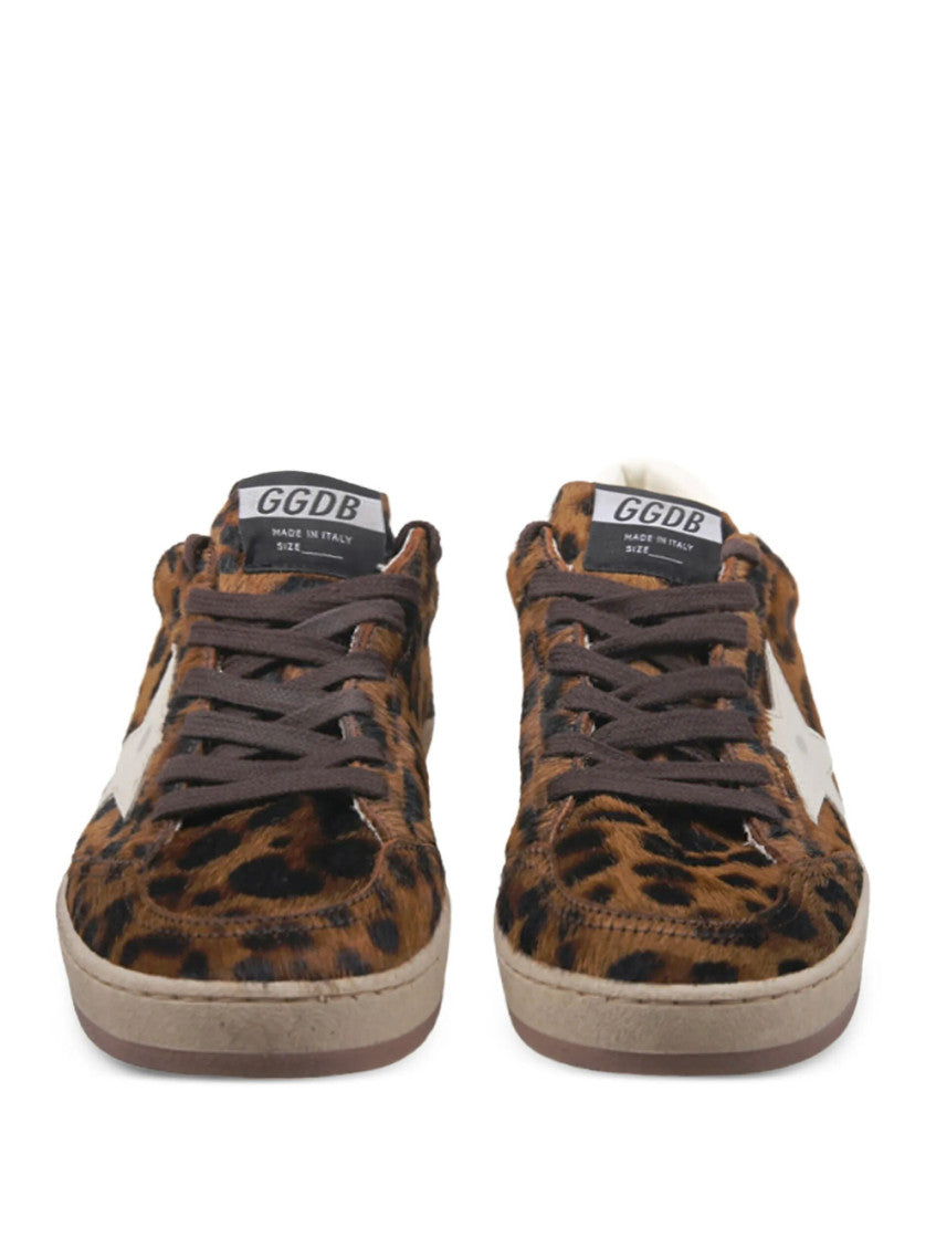 Leopard Print Logo Sneakers 2
