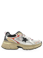White Color Block Collection Sneakers 1