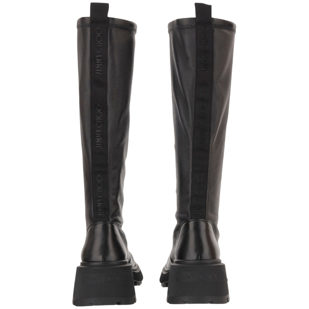 Black Zipper Boots 3
