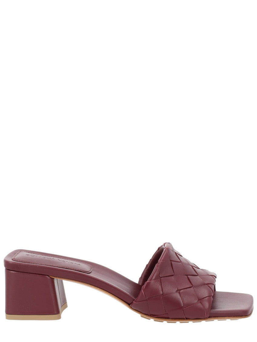 Maroon Slip On Heels 1