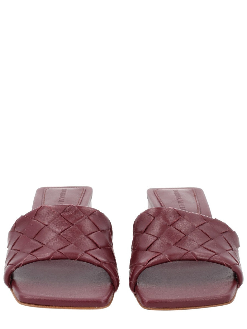 Maroon Slip On Heels 4