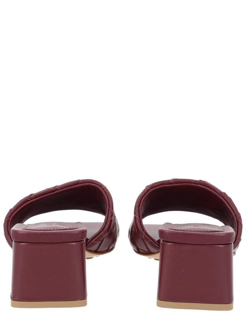 Maroon Slip On Heels 5