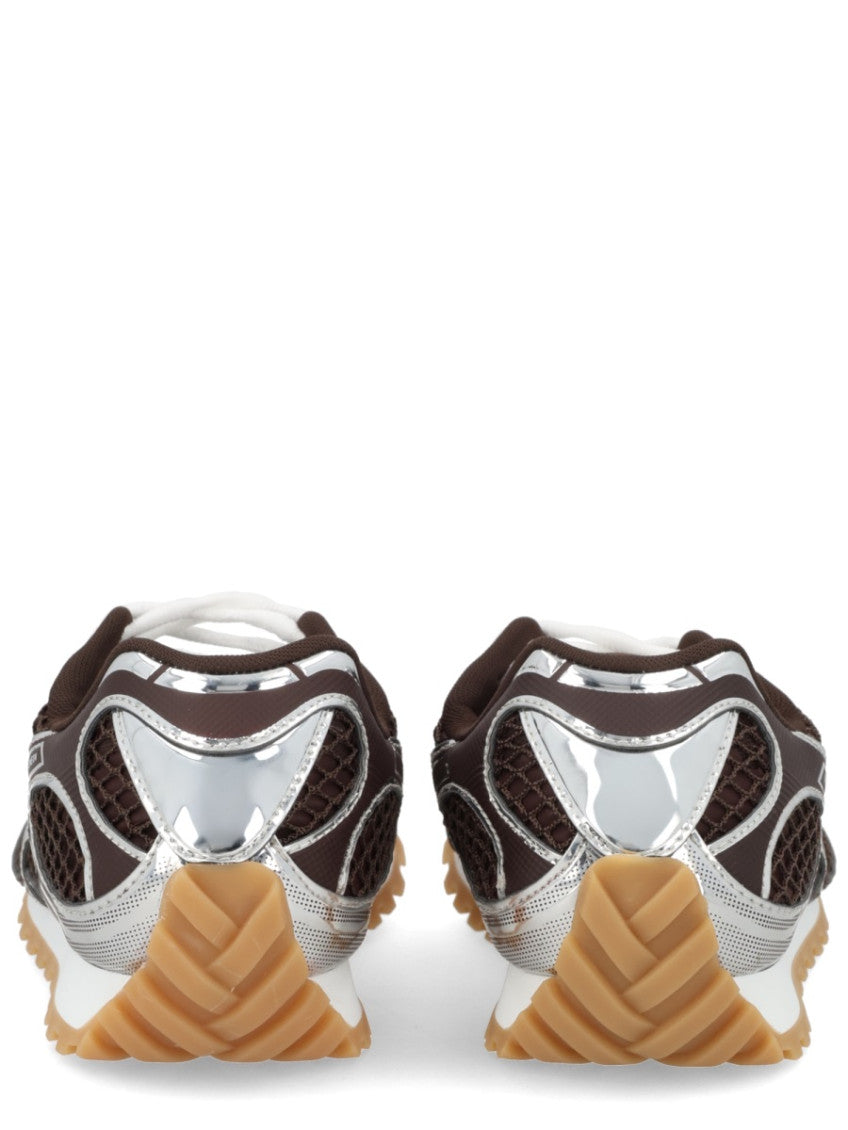 Brown Logo Orbit Sneakers 4