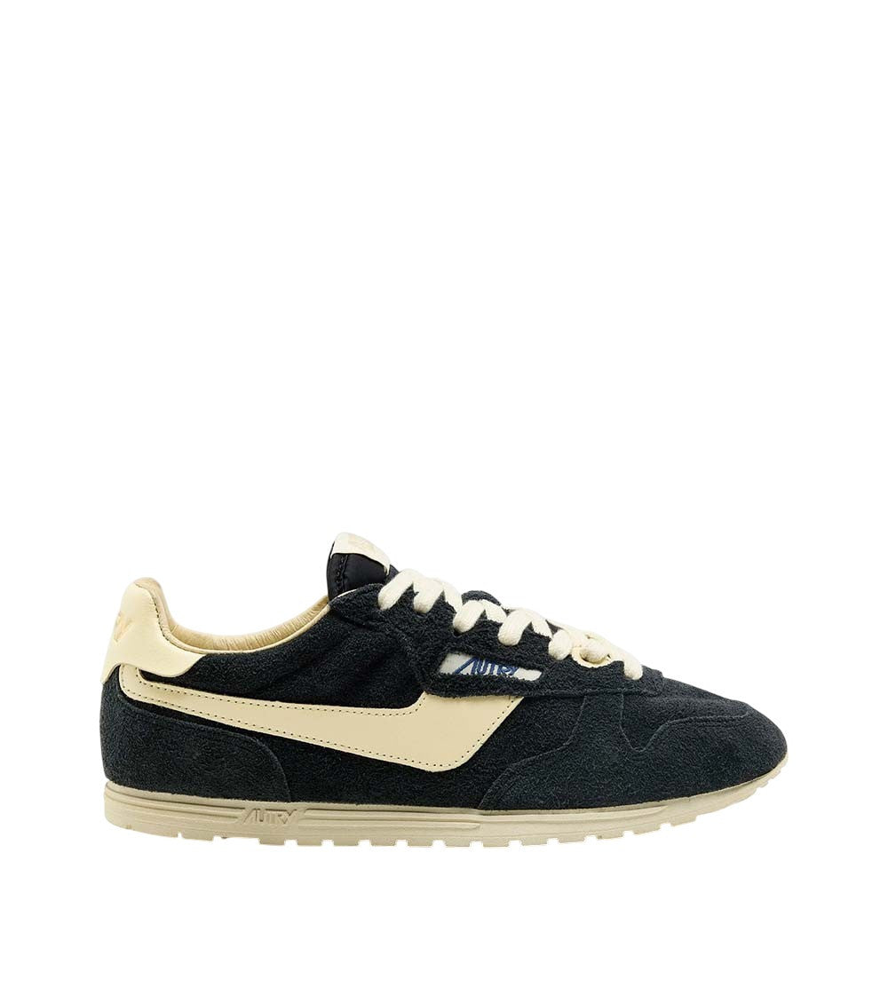 Black Color-Block Medalist Sneakers 1