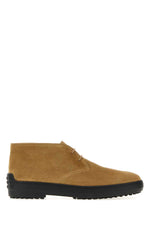 Light Brown Suede Ankle Boots 1