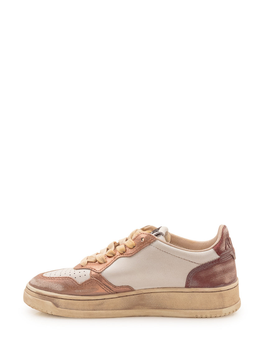 Brown Color Block Sneakers 4