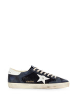 Navy Blue Logo Sneakers 1