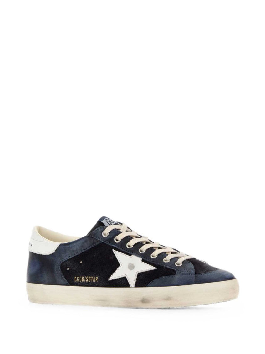 Navy Blue Logo Sneakers 2