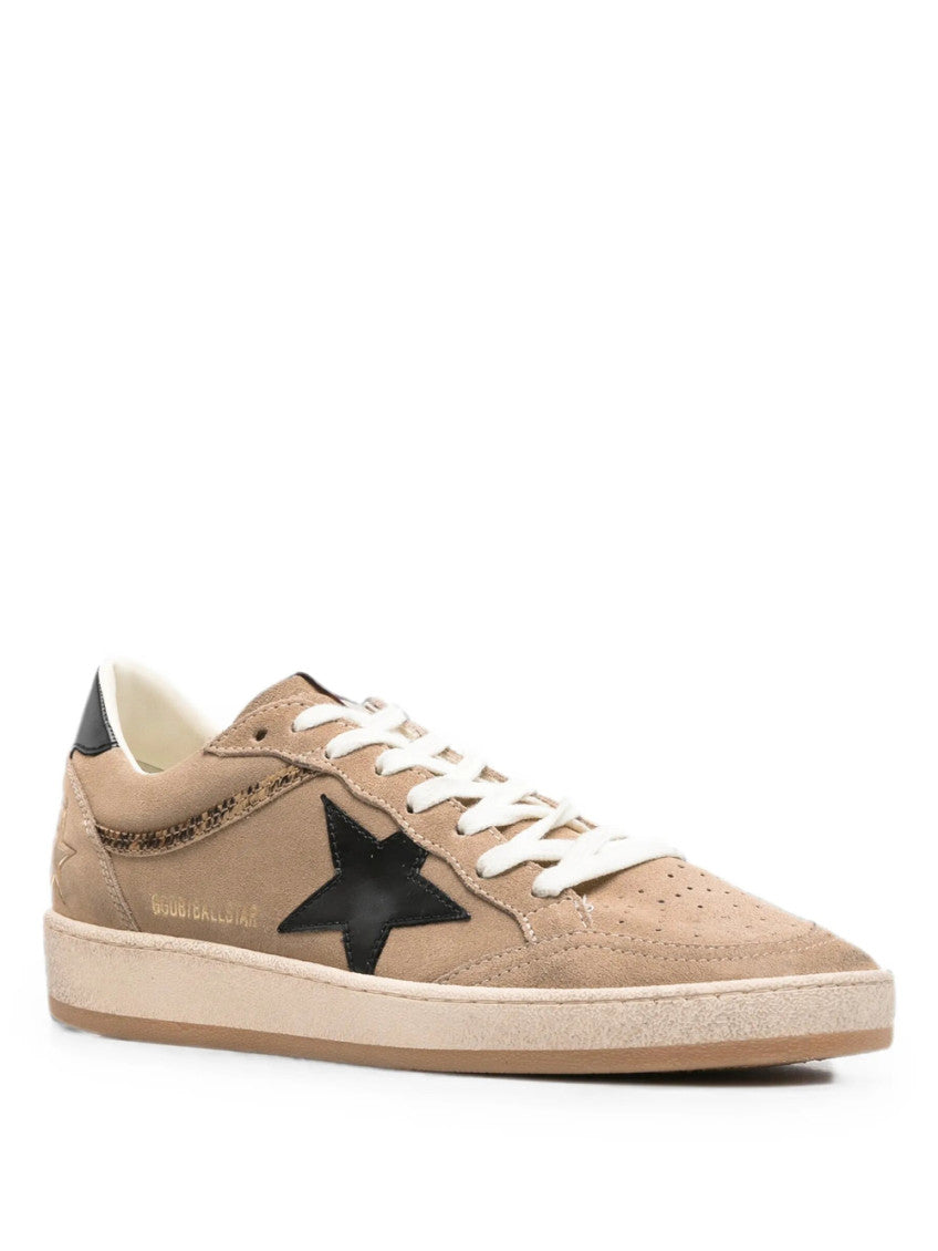 Beige Logo Sneakers 2