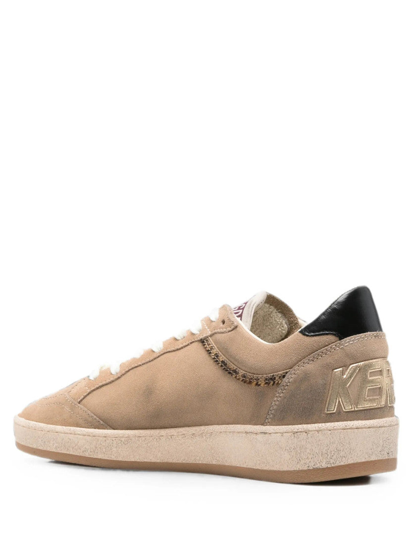 Beige Logo Sneakers 3