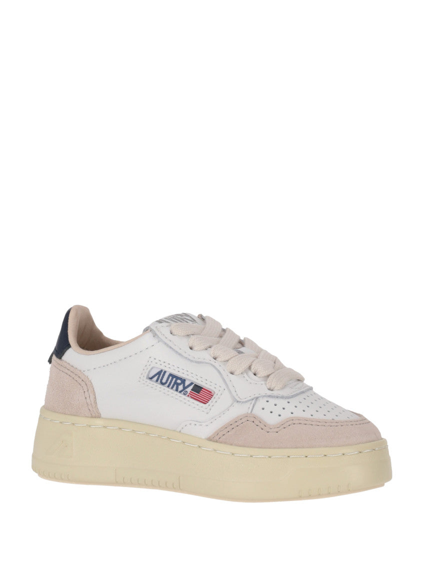 Babies White Color Block Sneakers 2