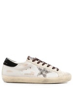 White Color Block Sneakers 1