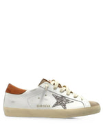 White Color Block Sneakers 1