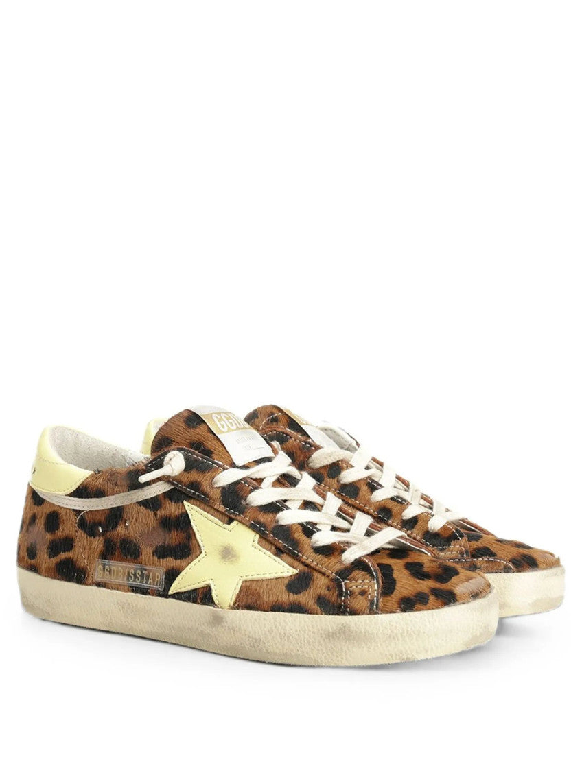Leopard Print Lace Up Sneakers 2