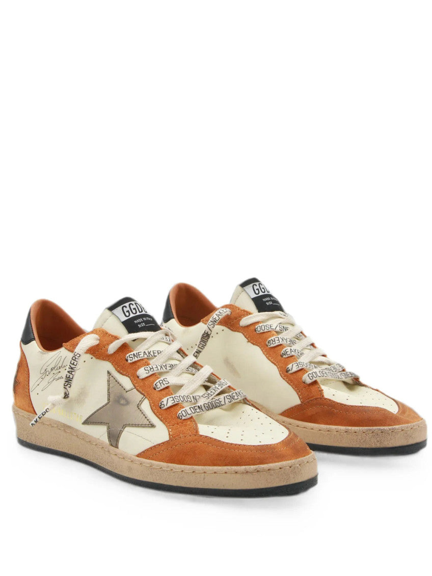 White Color Block Superstar Sneakers 4
