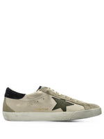 Beige Color Block Sneakers 1
