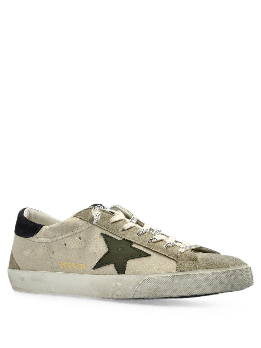 Beige Color Block Sneakers 2