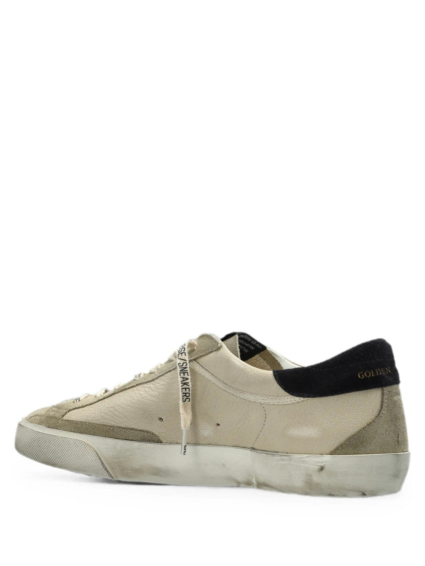 Beige Color Block Sneakers 3