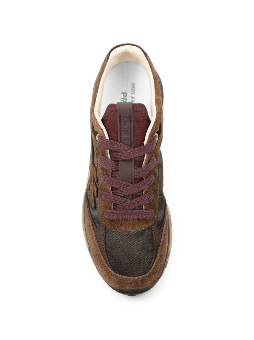 Brown Lace Up Sneakers 2