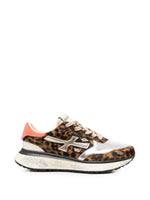 Leopard Print Color Block Sneakers 1
