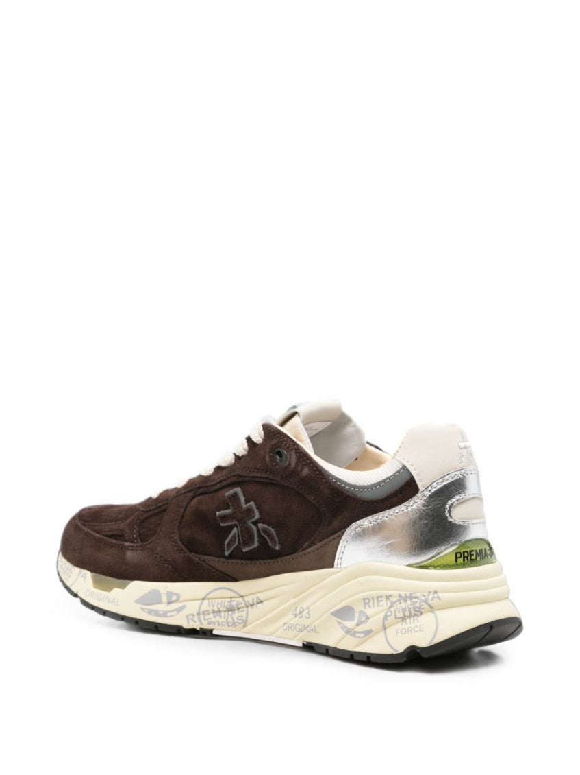 Brown Color Block  Sneakers 3