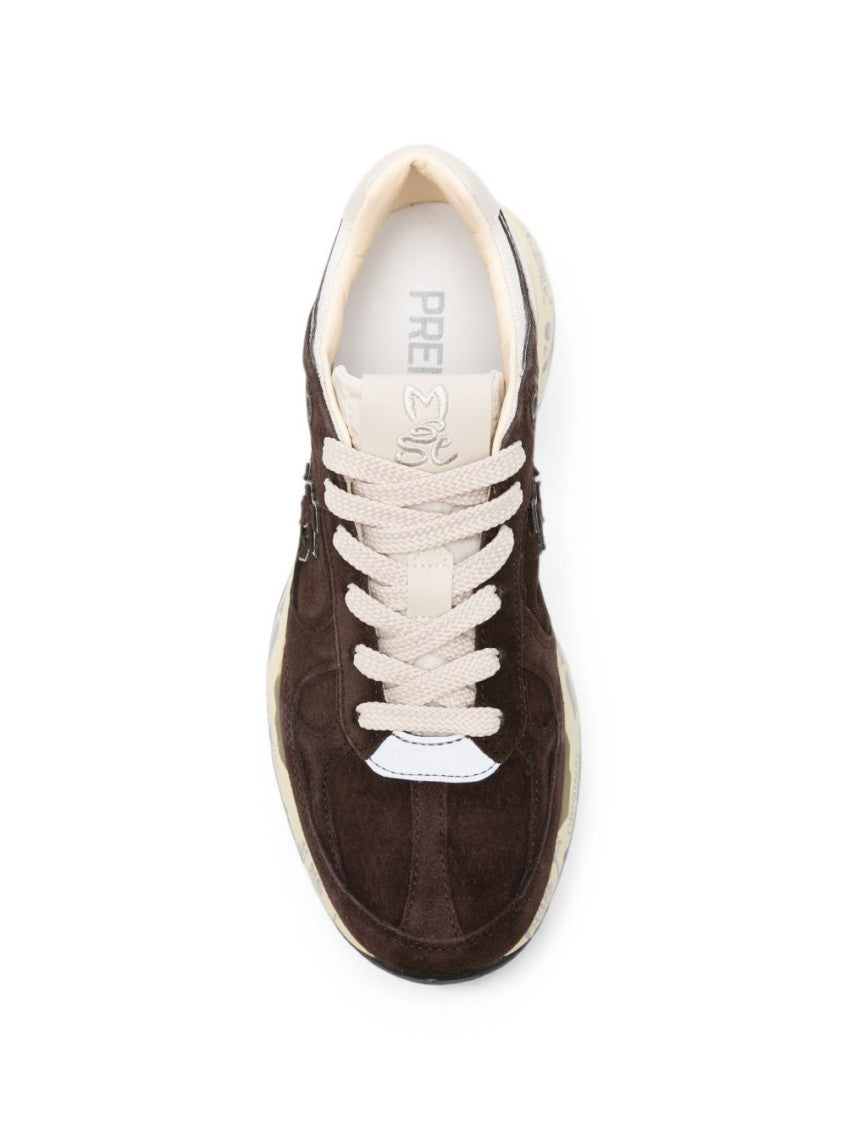 Brown Color Block  Sneakers 4