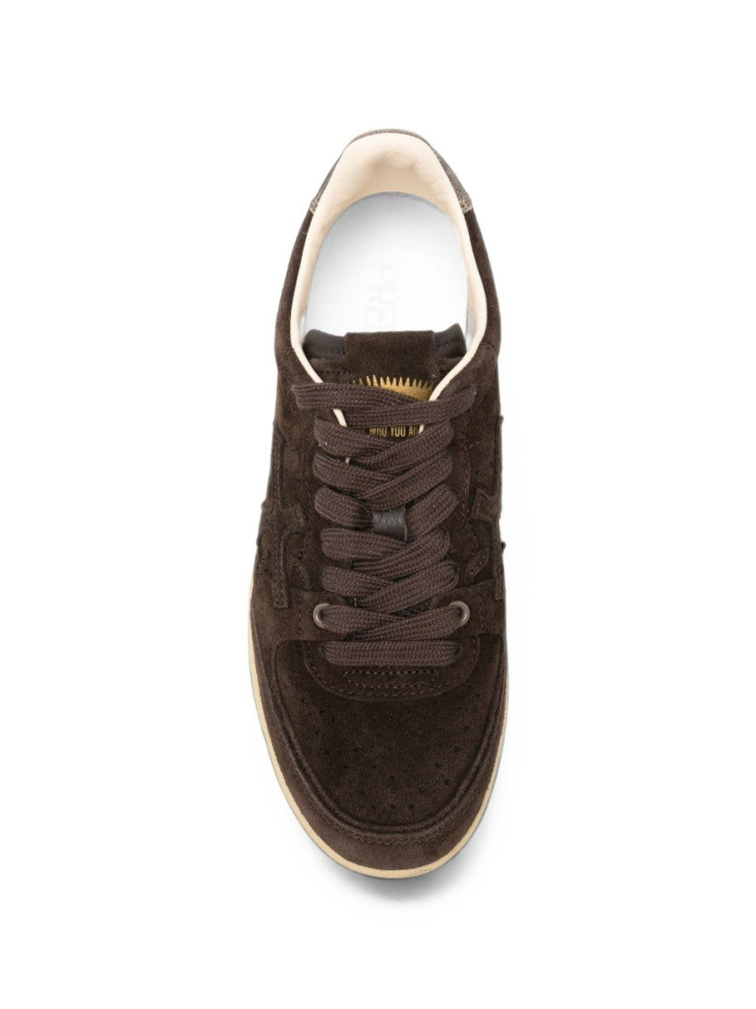 Brown Lace Up Sneakers 3