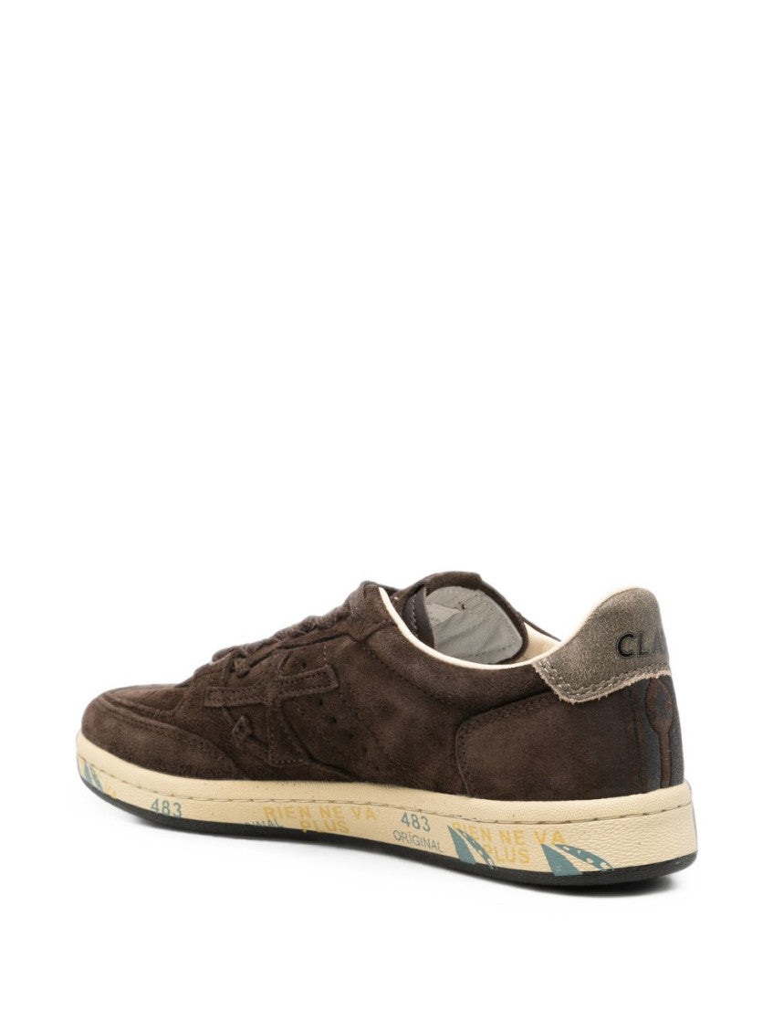 Brown Lace Up Sneakers 4