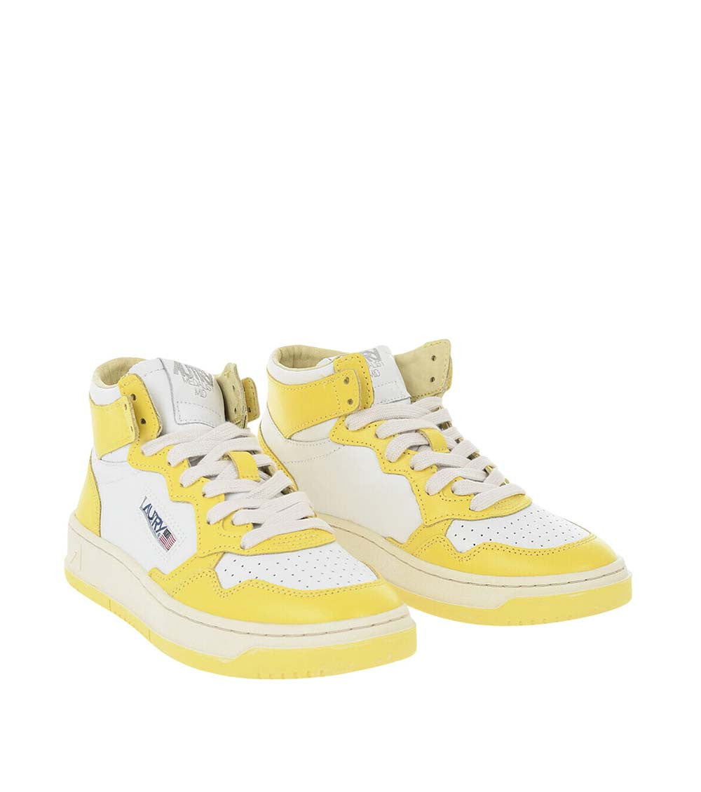 Yellow Two-Tone Sneakers 2