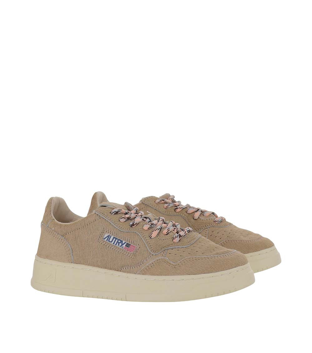 Beige Low-Top Sneakers 2