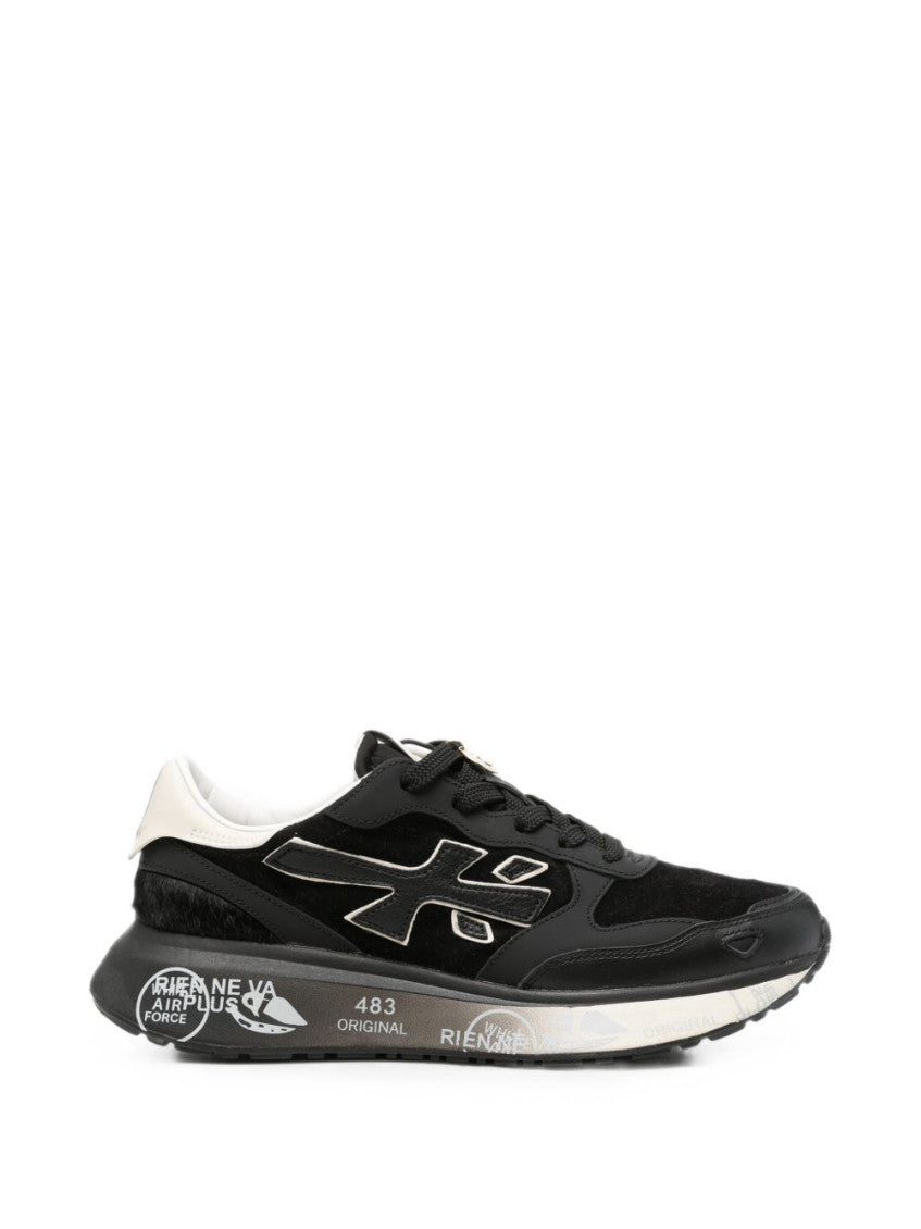 Black Logo Sneakers 1