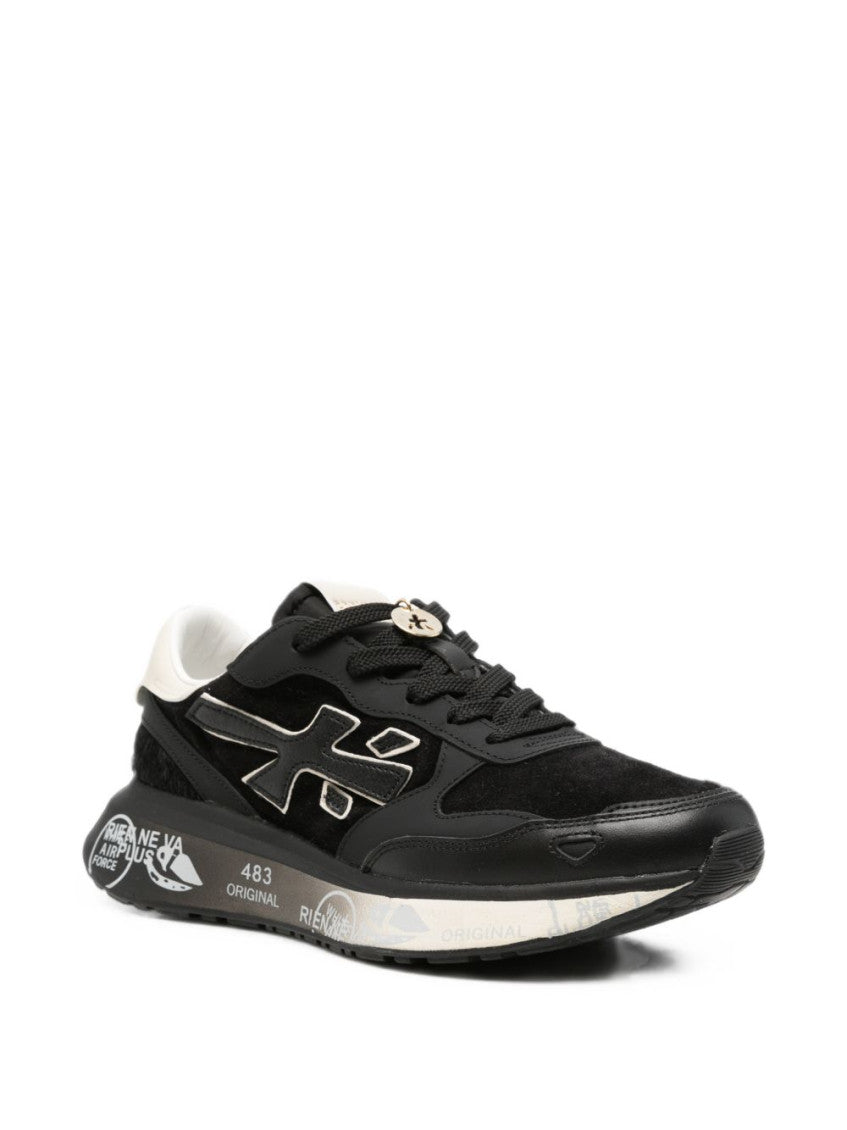 Black Logo Sneakers 2