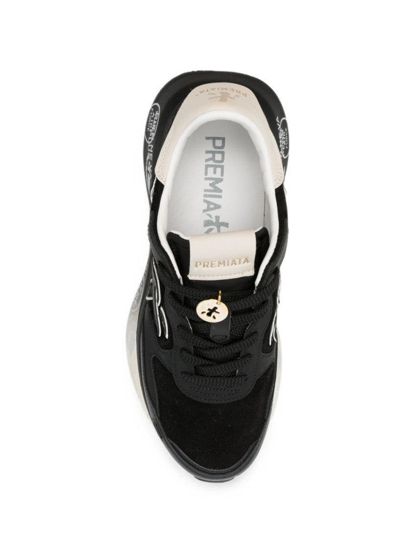 Black Logo Sneakers 3