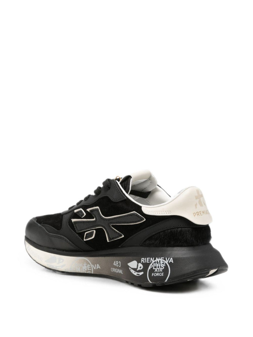 Black Logo Sneakers 4