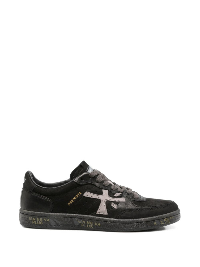 Black Logo Sneakers 1